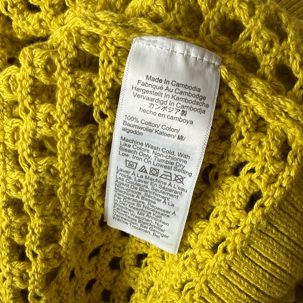 NWT! XS J. crew pointelle boatneck sweater in pressed avocado - Picture 7 of 7